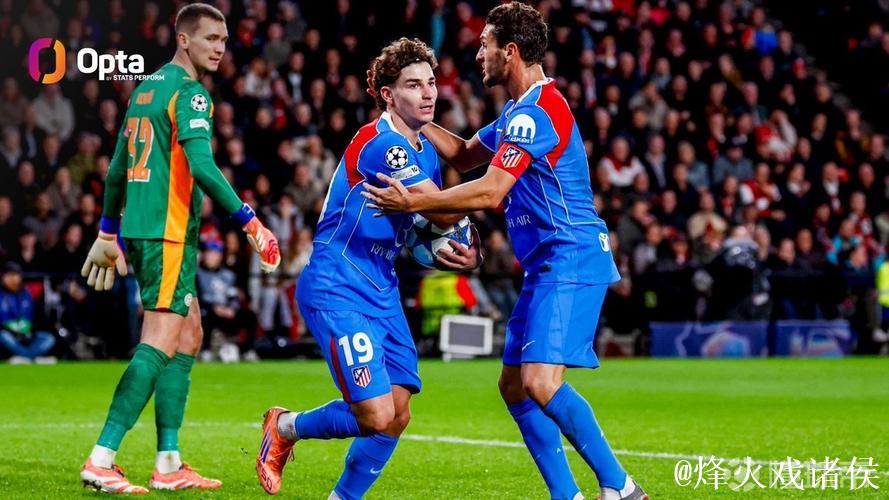 11球追平萨乌尔,小蜘蛛马竞生涯欧冠进球数仅次 11球追平萨乌尔,小蜘蛛马竞生涯欧冠进球数仅次